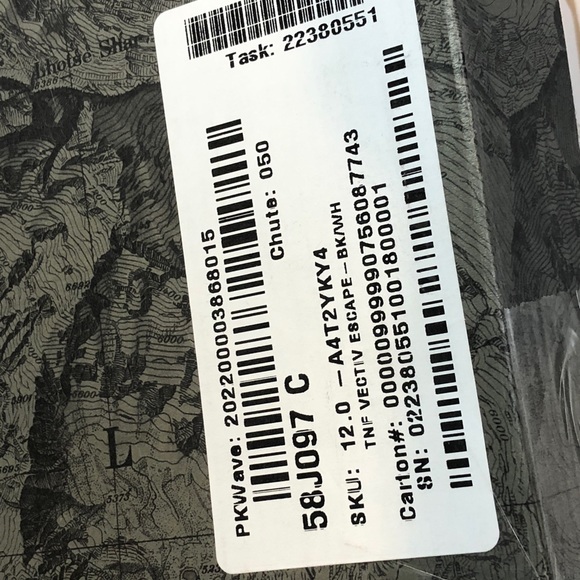 The North Face Vectiv Escape Hiking Trail Running Shoes Men's Size - Picture 7 of 8